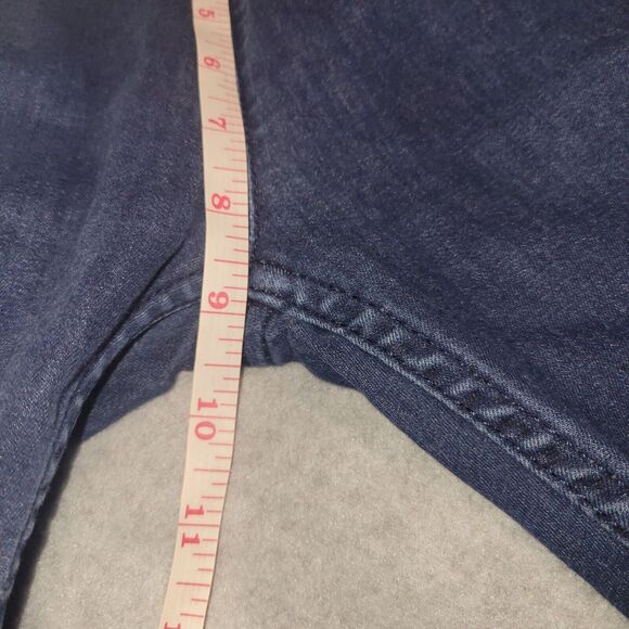 Free People We The Free Penny Pull On Stretch Flare‎ Jeans DARK Blue Wash 28 R - Picture 4 of 10